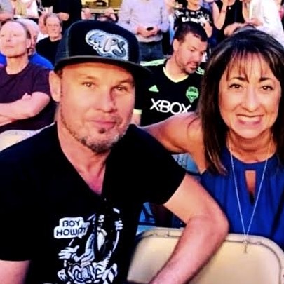 Pearl Jam attend The Rolling Stones show in Seattle