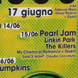 Pearl Jam | 15/06/2007 Heineken Jammin’ Festival, Venezia, Italia [Concerto annullato]
