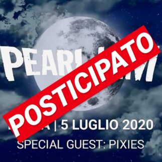 Pearl Jam | 05/07/2020 Autodromo Enzo e Dino Ferrari, Imola, Italia [Concerto posticipato]