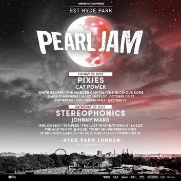 New bands for Pearl Jam’s BST Hyde Park concerts and Jeff Ament’s skate launch