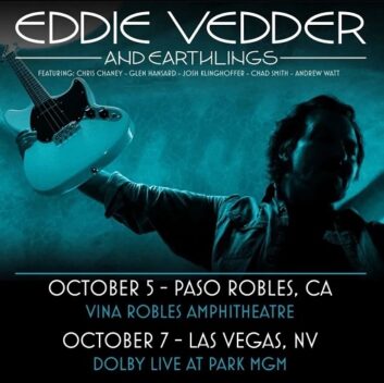 Eddie Vedder and Earthlings have announced additional fall dates