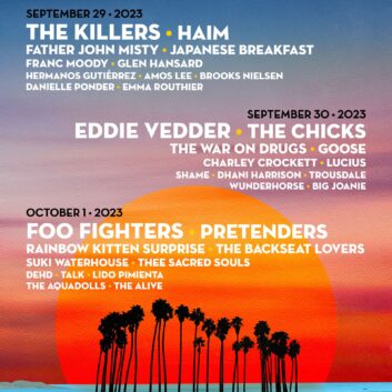 Eddie Vedder, Foo Fighters, and The Killers to headline Ohana Fest 2023