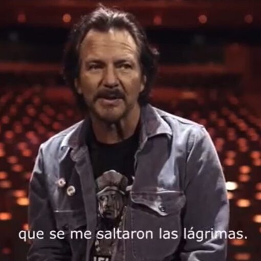 Eddie Vedder presenta Miguel Ríos in uno speciale televisivo