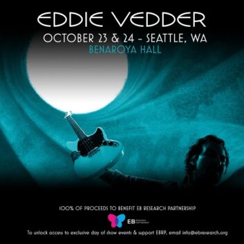 Eddie Vedder dal vivo in ottobre alla Benaroya Hall di Seattle