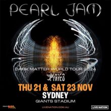 Dark Matter World Tour 2024: i Pearl Jam aggiungono concerti extra al tour australiano e neozelandese