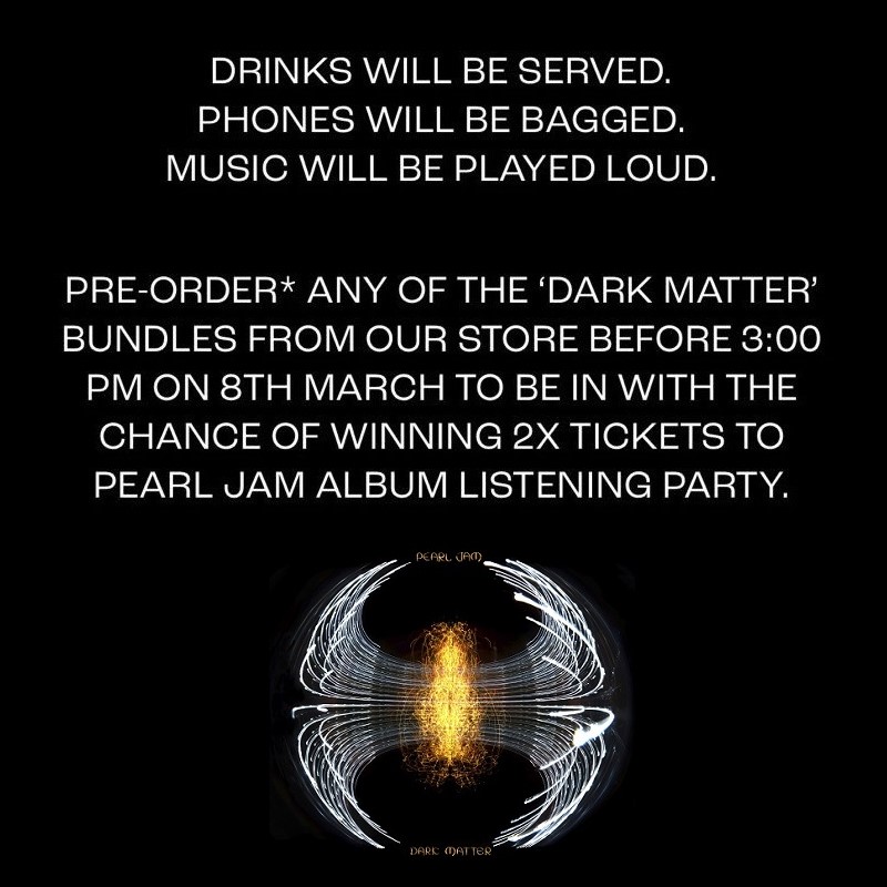 Pearl Jam’s Dark Matter listening party in London